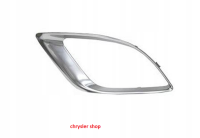 pravý rámeček mlhovky předního nárazníku - matný chrom /16-20/